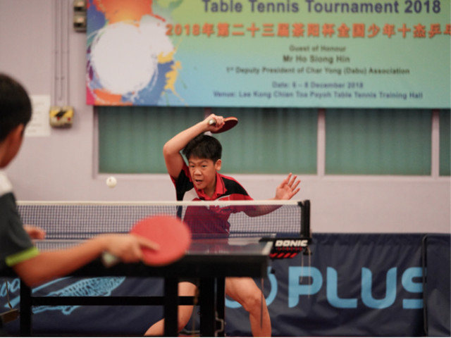 23rd Char Yong Cup National Youth Top 10 Table Tennis Tournament 2018