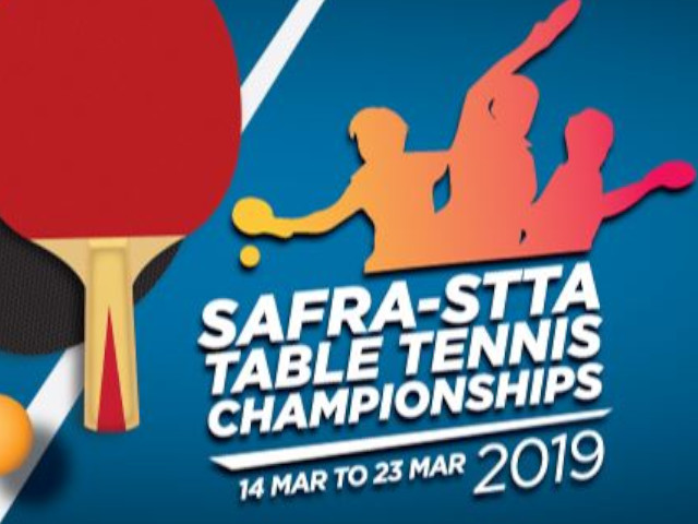 SAFRA-STTA Table Tennis Championships, 14 to 23 March 2019