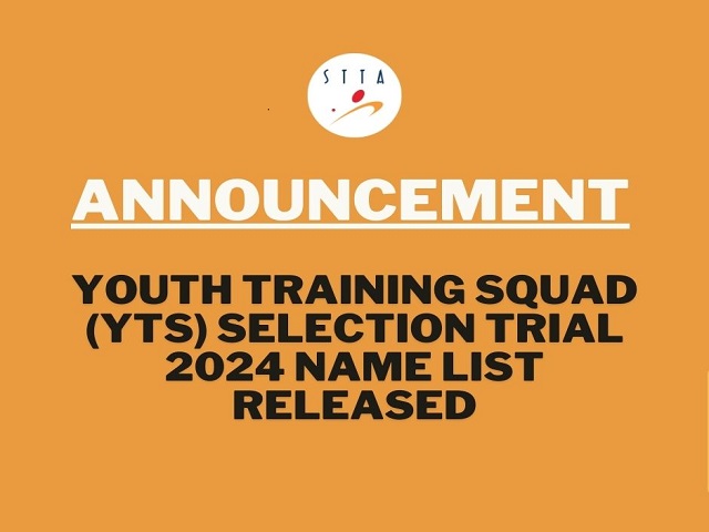Youth Training Squad (YTS) Selection Trial 2024 Name List