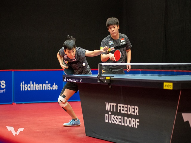 Izaac and Jingyi clinch first WTT Feeder Mixed Doubles title