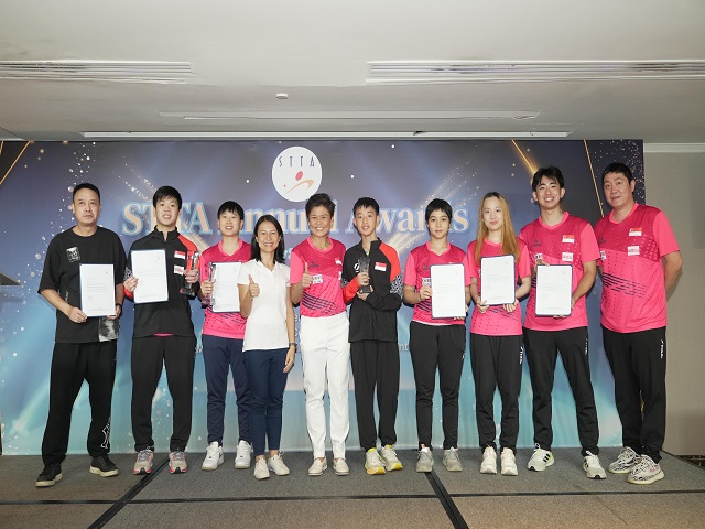Singapore Table Tennis Association Celebrates a “Year of Harvest” at Annual Awards Night