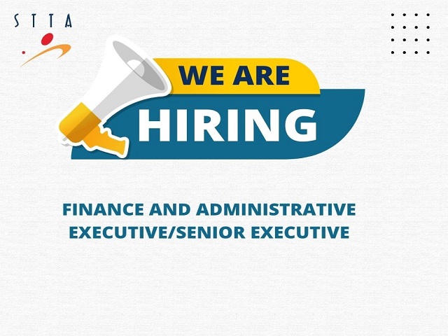 We are hiring: Finance and Administrative Executive/Senior Executive
