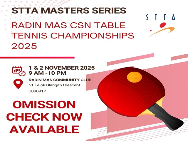 Omission check for Radin Mas Masters 2025