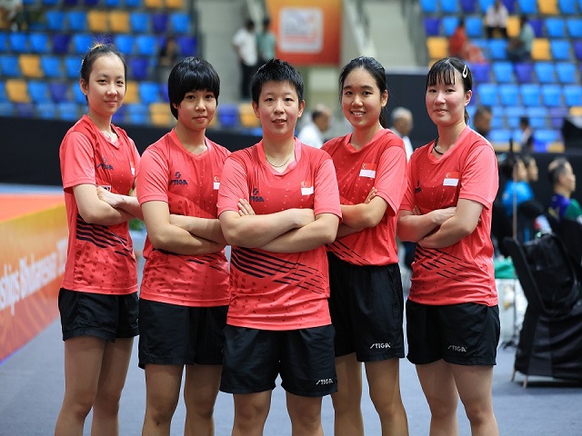 Singapore Women clinch bronze at Asian Table Tennis Team Championships