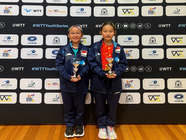 Double bronze for Singapore in Perth