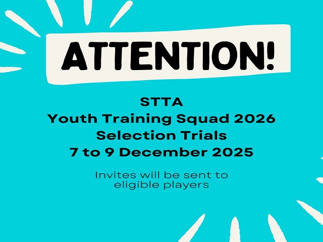 Youth Training Squad 2026 Selection Trials