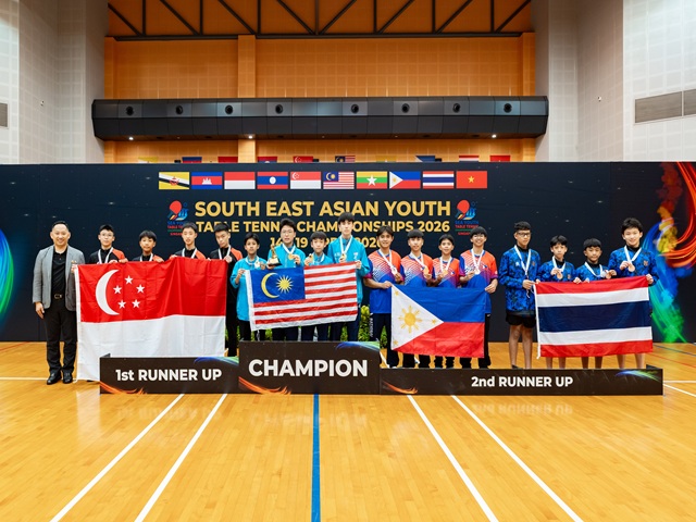 Singapore Wins Under 19 team titles, U15’s finish runners up