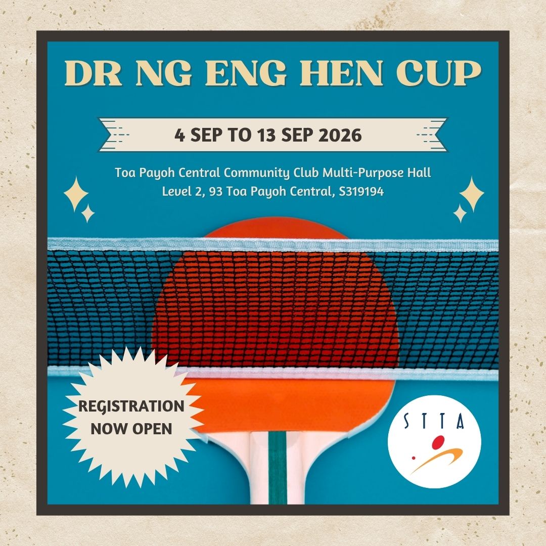 Registration now open for Dr Ng Eng Hen Cup 2026