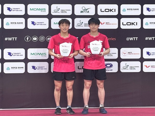Young guns capture Men’s Doubles title in Mongolia