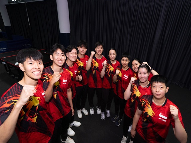 Singapore Table Tennis Team Named for Aichi-Nagoya 2026 Asian Games