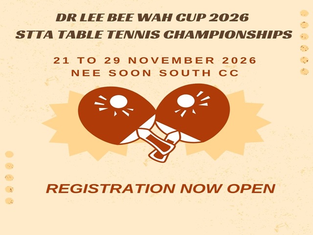 Dr Lee Bee Wah Cup 2026 – Register Now